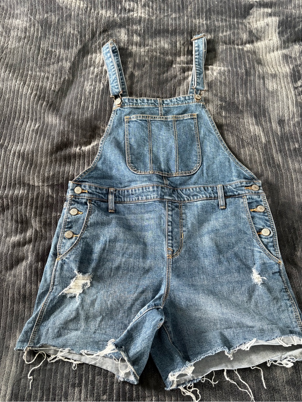 Old Navy Denim Short Overalls - Blue Women's Shorts